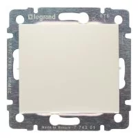 Выключатель Legrand Valena одноклавишный встраиваемый слоновая кость (695600)