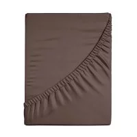 Простыня на резинке 180х200х25 см поплин Uniqcute Mocca (ТТ-00232771)
