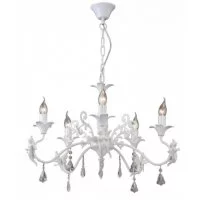 Люстра потолочная Arte Lamp Angelina E14 200 Вт 10 кв.м (A5349LM-5WH)