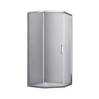 Душевой уголок WasserKraft Naab 86S хром 90х90х200 см пятиугольник стекло прозрачное 8 мм (86S11)