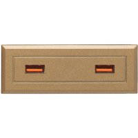Блок розеток NAVAKO stripe gold