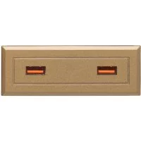 Блок розеток NAVAKO stripe gold