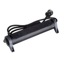 Удлинитель Legrand 4 розетки 1,5 м H05VV-F 3х1,5 кв.мм 16 А 3,68 кВт черный (694530)