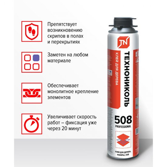 Клей для дерева профессиональный Технониколь 508 Professional 800 мл