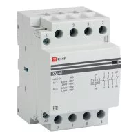Контактор модульный EKF PROxima (km-3-40-31) 230-400 В 40 А тип AC 4Р