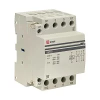 Контактор модульный EKF PROxima (km-3-63-22) 230-400 В 63 А тип AC 4Р