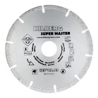 Диск алмазный по металлу Hilberg 125x22,2x1,7 мм сегментный сухой рез (510125)