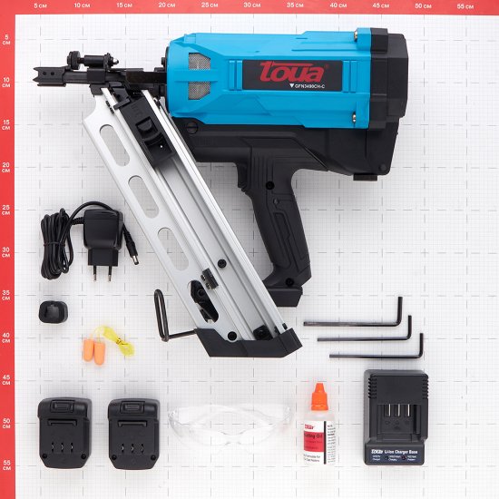 Гвоздезабивной пистолет газовый Toua 7,2В 1,5Ач Li-Ion (GFN3490CHС)