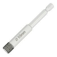 Коронка алмазная Diamond Industrial (DIDKVP10S10) по керамограниту d10 мм