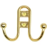 Двухрожковый крючок-вешалка ТУНДРА (арт.220L) LIGHT