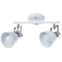 Спот Arte Lamp Jovi E14 80 Вт 4 кв.м белый/серебристый IP20 (A1677PL-2WH)