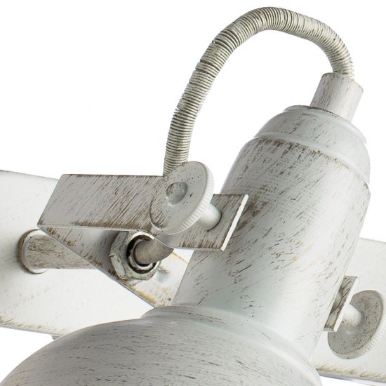 Спот Arte Lamp Martin E14 80 Вт 4 кв.м белый с золотом IP20 (A5213AP-2WG)