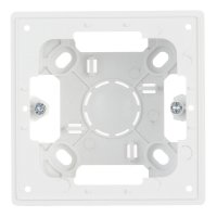 Коробка монтажная Simon 24 Harmonie одноместная накладная белая (2400751-030)