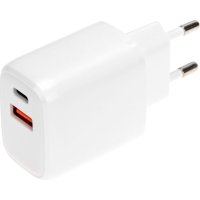 Сетевое зарядное устройство REXANT usb qc (20w) + type c pd (20w), белое