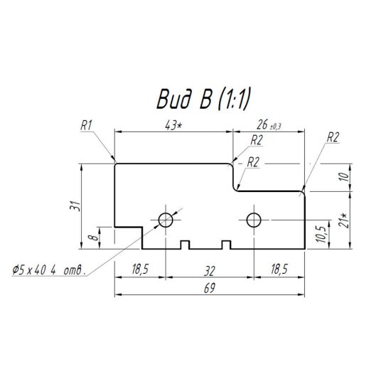 Коробка дверная 70х34х2070 мм (820 мм) финишпленка белая с петлями (2,5 шт.)
