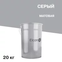 Грунт-эмаль цинконаполненная Elcon Zintech 96 серая матовая 20 кг