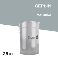 Грунт-эмаль по ржавчине Elcon ХВ-0278 серая матовая 25 кг