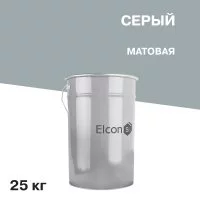 Грунт-эмаль по ржавчине Elcon ХВ-0278 серая матовая 25 кг