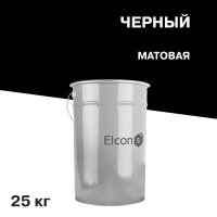 Грунт-эмаль по ржавчине Elcon ХВ-0278 черная матовая 25 кг