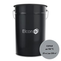 Эмаль антикоррозионная Elcon ОС-12-03 серая RAL 7040 матовая 25 кг