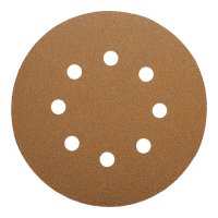 Диск шлифовальный Sunmight Gold d125 мм P80 на липучку бумажная основа (5 шт.)