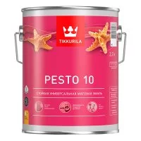 Эмаль алкидная Tikkurila Pesto 10 база A матовая 2,7 л