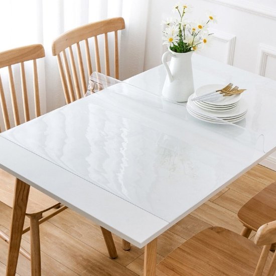 Скатерть гибкое стекло Room Decor 80х120 см прозрачная
