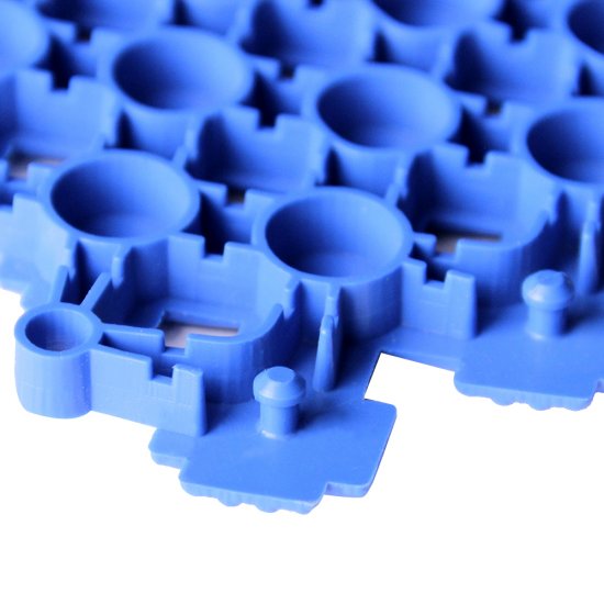 Антискользящее модульное покрытие Sensor Aqua 340х340 мм синее (12 шт.=1,39 кв.м)