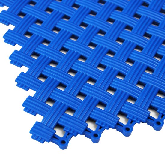 Антискользящее модульное покрытие Sensor Aqua 340х340 мм синее (12 шт.=1,39 кв.м)