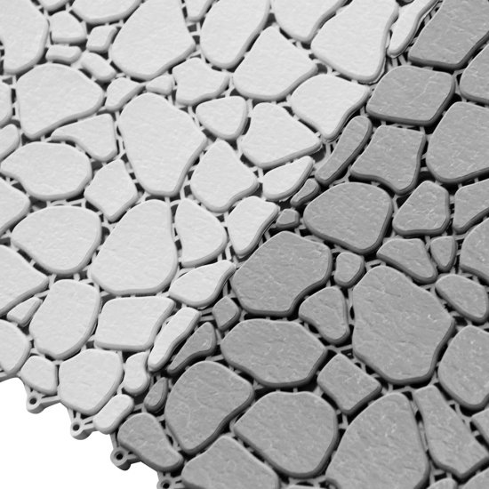 Антискользящее модульное покрытие Sensor Aqua Stone 340х340 мм серое (12 шт.=1,39 кв.м)