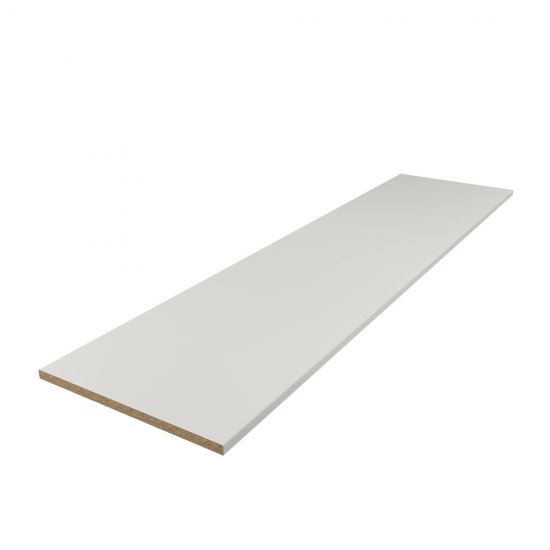 Столешница белая 1111/S 2400х600х27 мм ДСП TopDesign