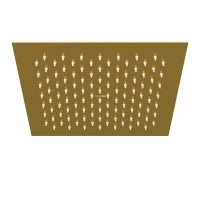 Лейка для верхнего душа WasserKraft 250х250 мм металл золото (A198)