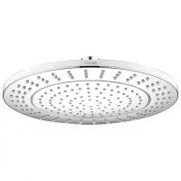 Лейка для верхнего душа WasserKraft d225 мм пластик белый/хром (A067)
