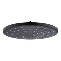 Лейка для верхнего душа WasserKraft d225 мм пластик черный (A077)