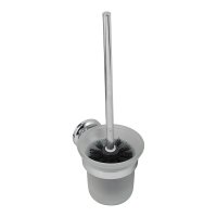 Ершик для унитаза Fora Drop подвесной металл/стекло хром (FOR-DP020/6840)