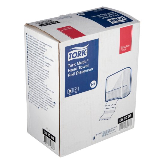 Диспенсер Tork Matic для полотенец в рулонах пластик черный (551008)