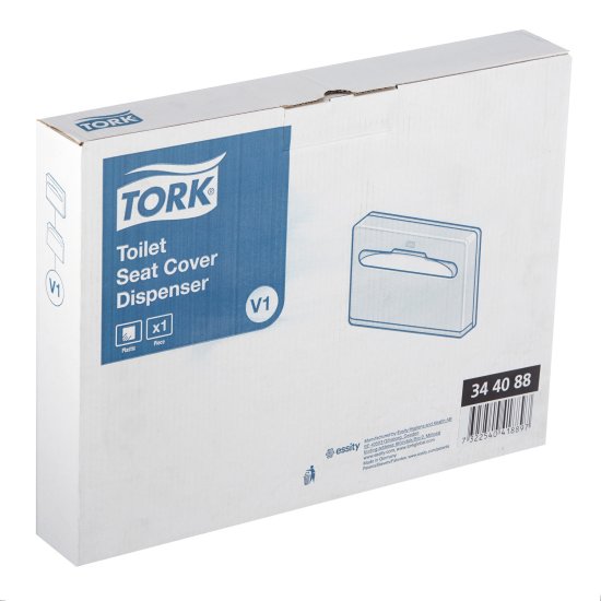 Диспенсер Tork для бумажных покрытий на унитаз пластик черный