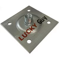 Облегченная оцинкованная опорная пластина Lucky Guy 200 01 6060 М8 0р