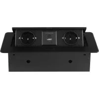 Горизонтальная выдвижная розетка ROCKETSOCKET SHS019-B