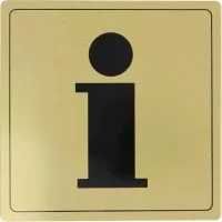 Алюминиевая информационная табличка Amig Информация