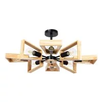 Люстра потолочная Arte Lamp Brussels E27 480 Вт 18 кв.м (A8030PL-8BK)
