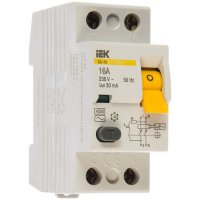 Узо IEK ВД1-63 2п, AC, 16А, 30мА