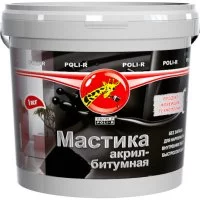 Акрил-битумная мастика Poli-R 15731