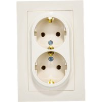 Двойная розетка Systeme Electric ATLASDESIGN