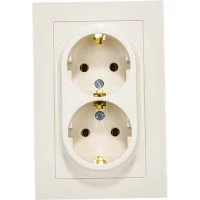 Двойная розетка Systeme Electric ATLASDESIGN