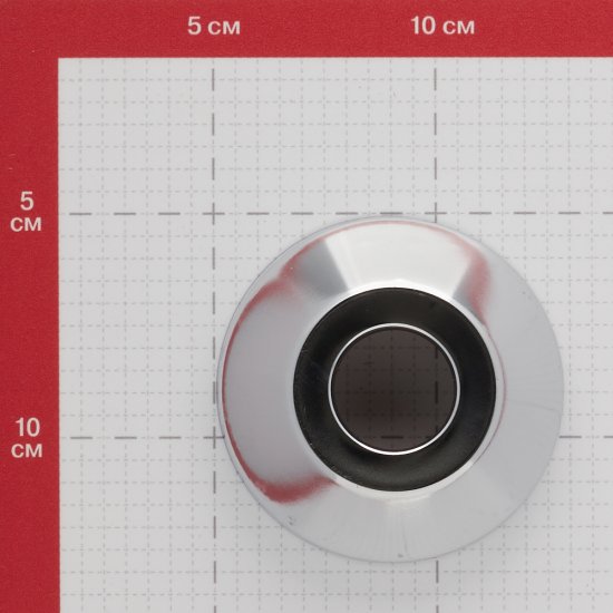 Отражатель декоративный для полотенцесушителя 3/4 d77 мм высокий хром