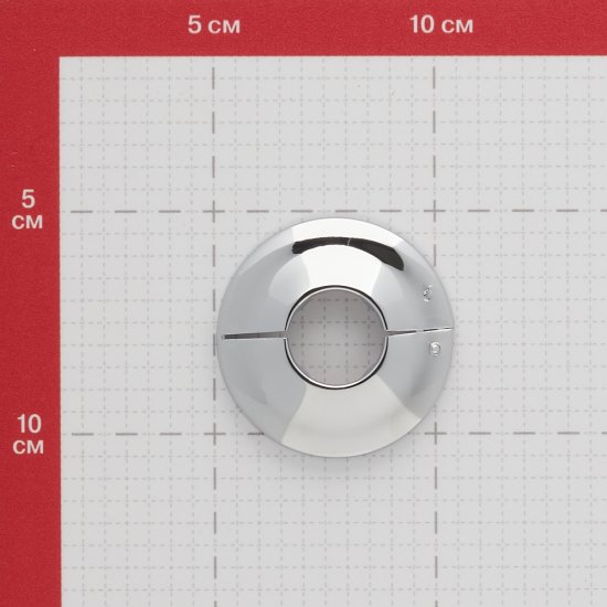 Отражатель декоративный разъемный для полотенцесушителя 1/2 d53 мм хром