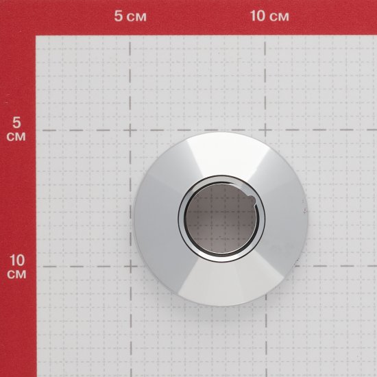 Отражатель декоративный для полотенцесушителя 3/4 d62 мм средний хром