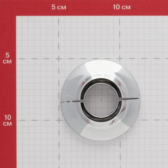 Отражатель декоративный разъемный для полотенцесушителя 3/4 d65 мм хром