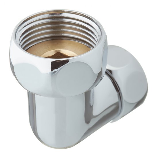 Соединитель угловой для полотенцесушителя 1 ВР(г) х 3/4 ВР(г) хром